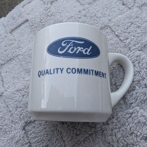 NWOT Vintage Ford Quality Commitment Coffee Mug